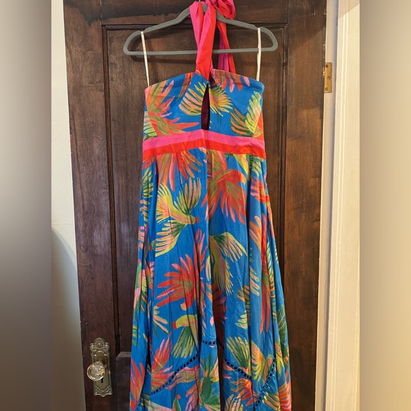 Farm Rio Painted Birds Maxi Dress Size XL (12/14) - Picture 3 of 6